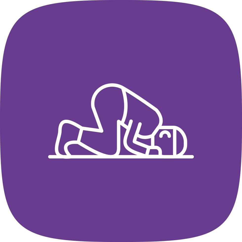Sujud Creative Icon Design vector
