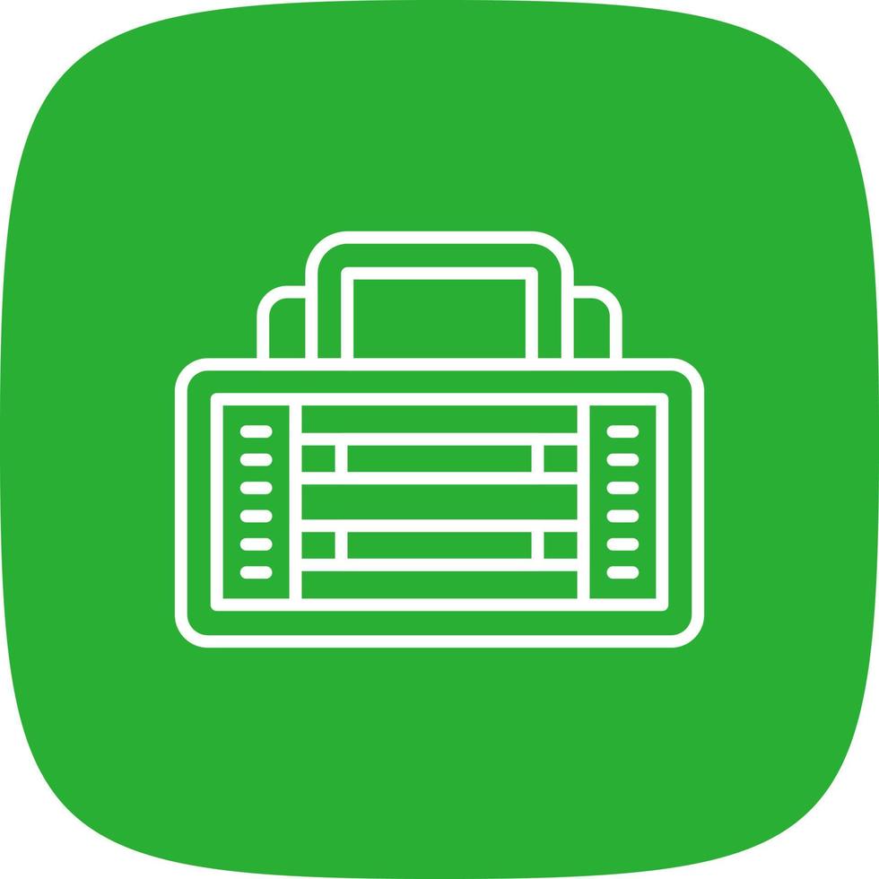 Led Strobe Creative Icon Design vector