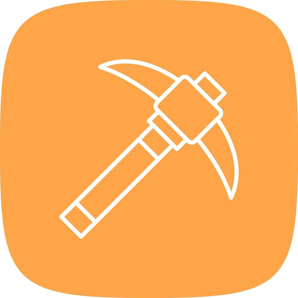 Pickaxe Creative Icon Design vector