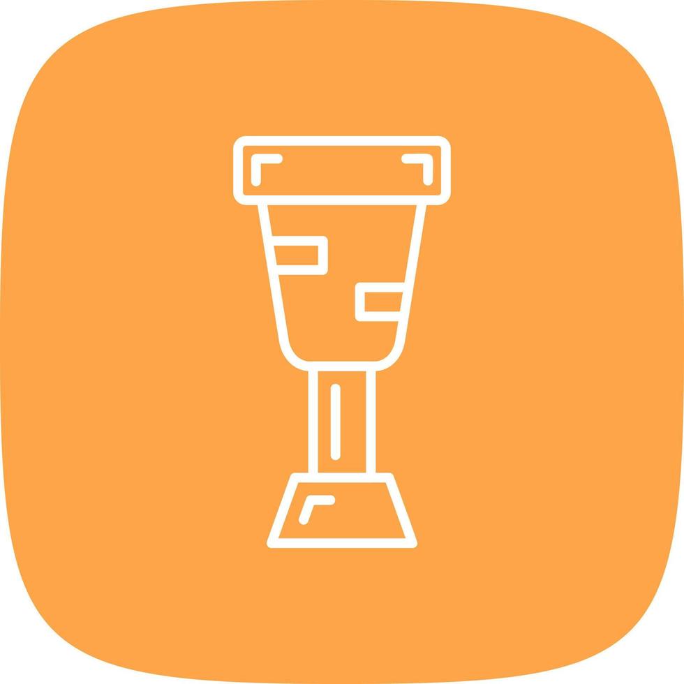 Peg Leg Creative Icon Design vector