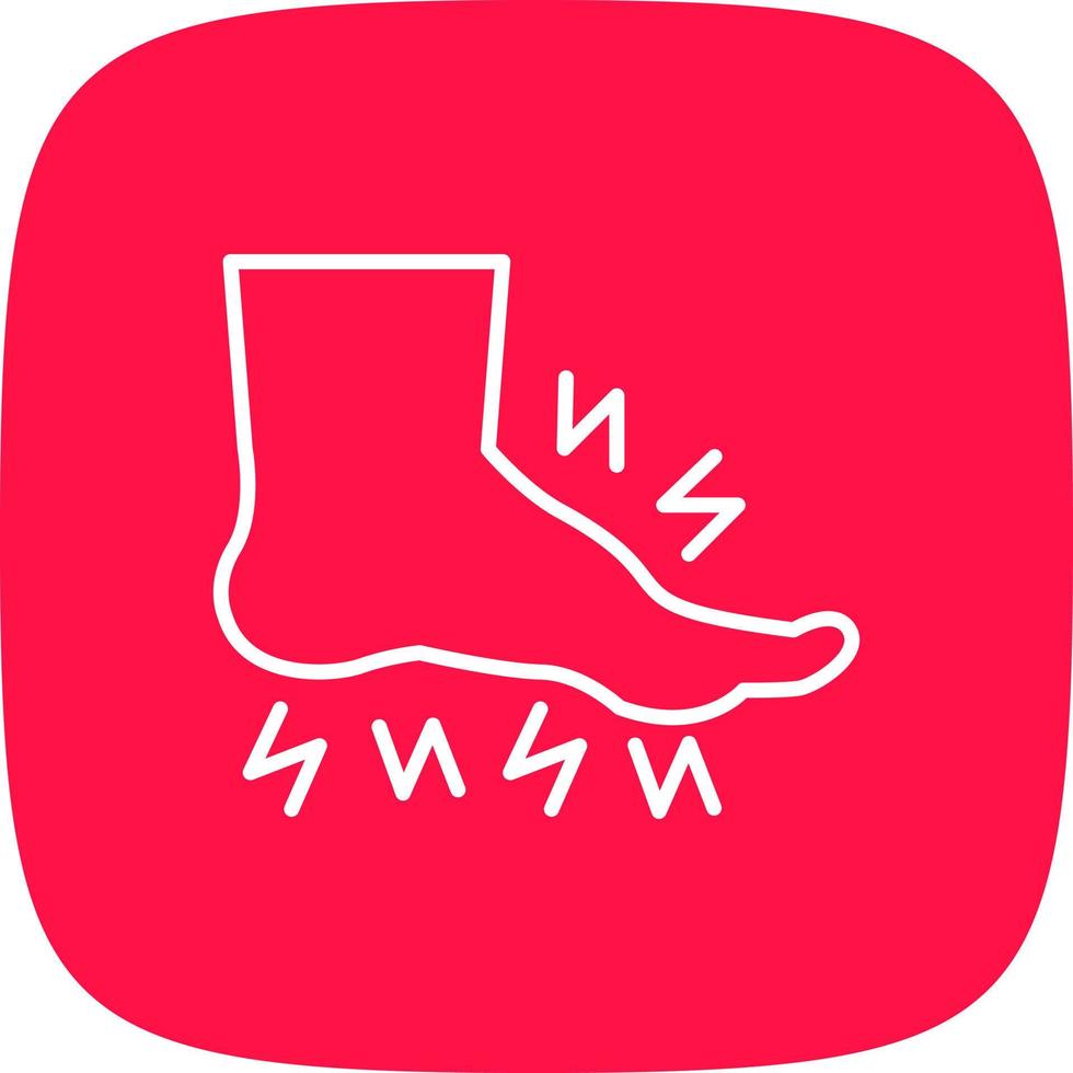 Foot Creative Icon Design vector