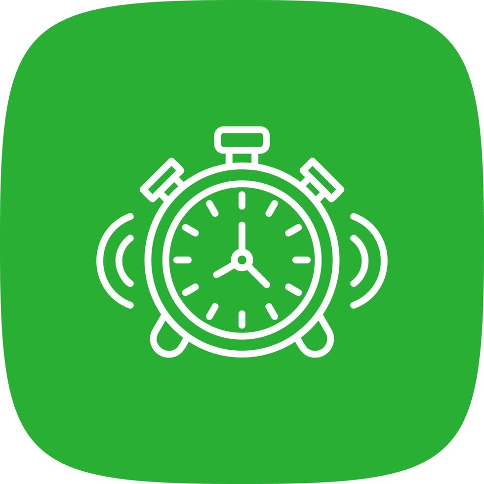 Alarm Clock Creative Icon Design vector