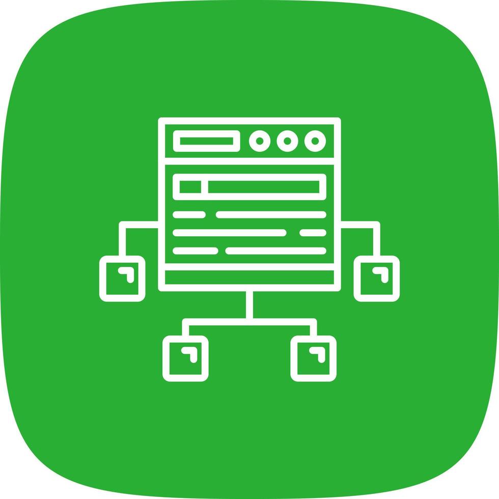 Sitemap Creative Icon Design vector