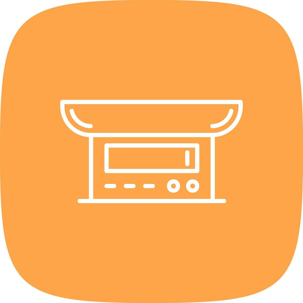 Baby Weight Creative Icon Design vector