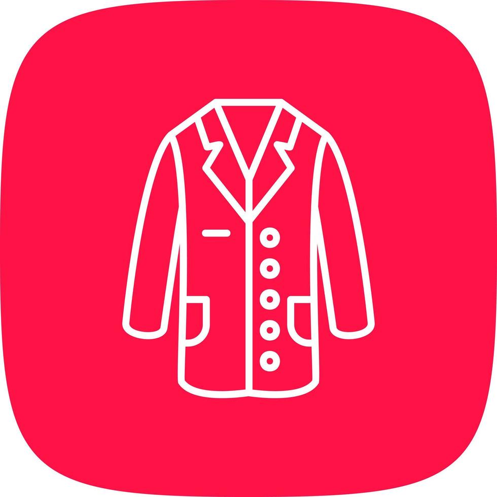 Lab Coat Creative Icon Design vector