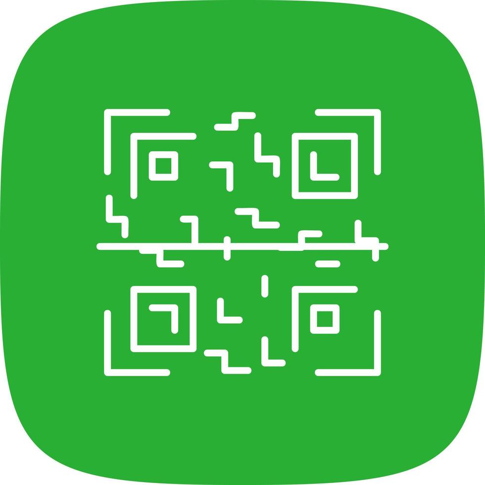 Qr Code Creative Icon Design vector