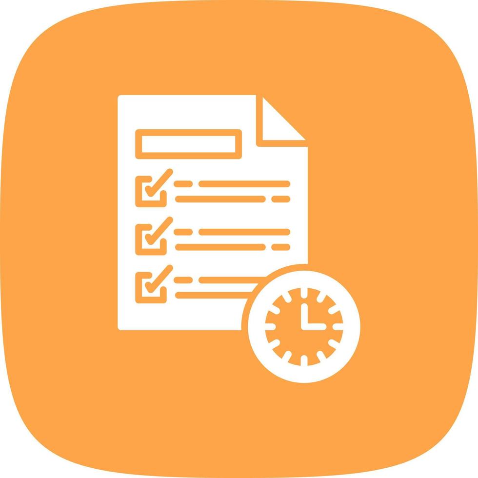 Deadline Creative Icon Design vector