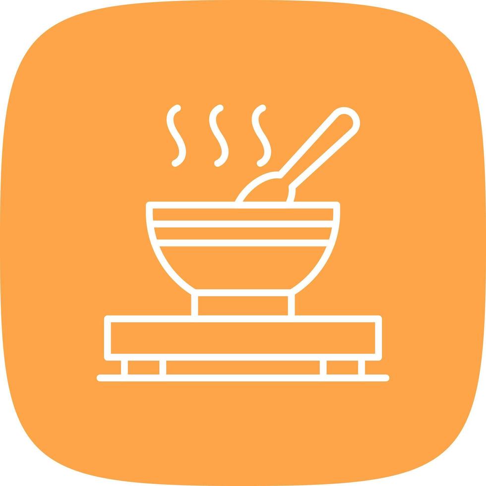 Hot Soup Creative Icon Design vector