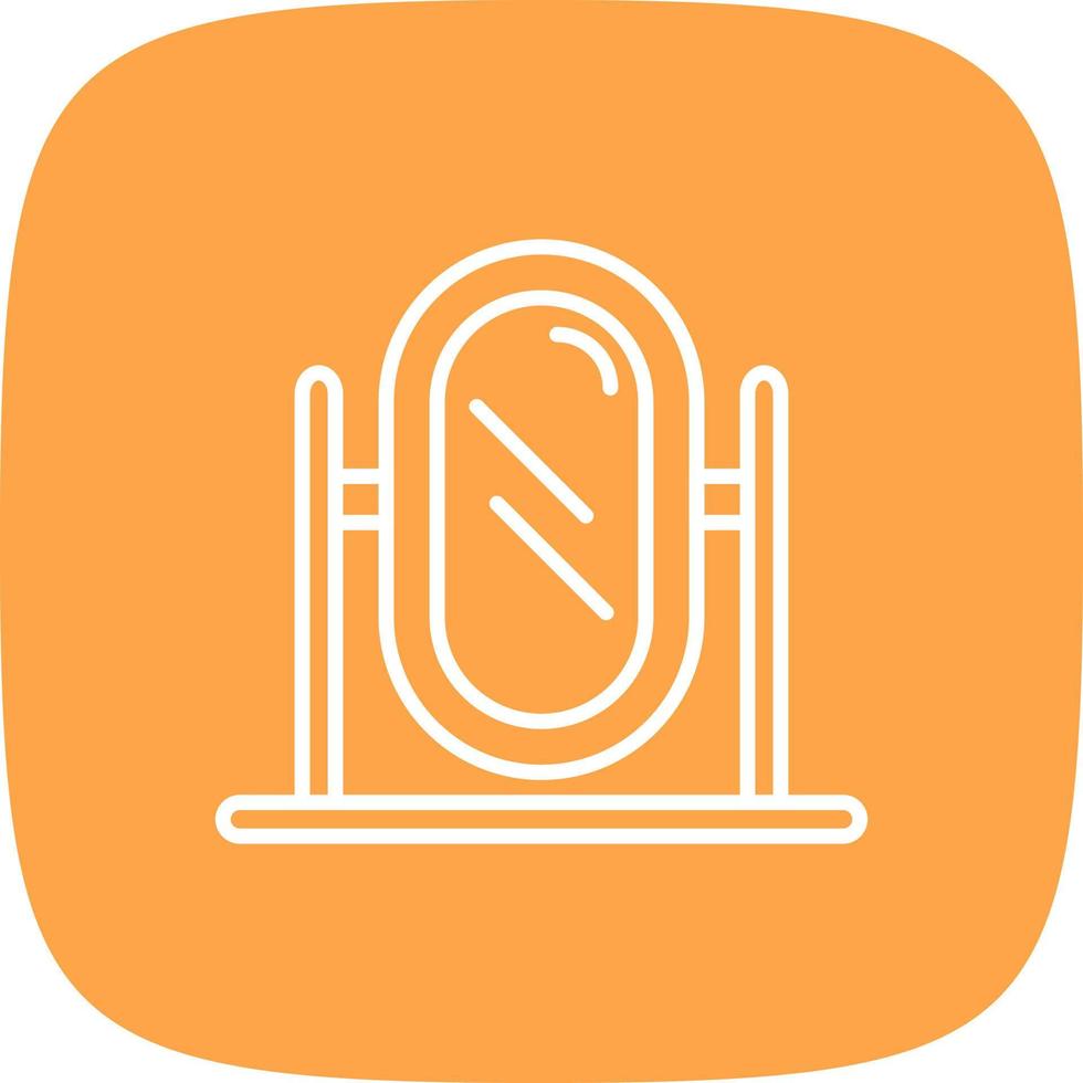 Mirror Creative Icon Design vector