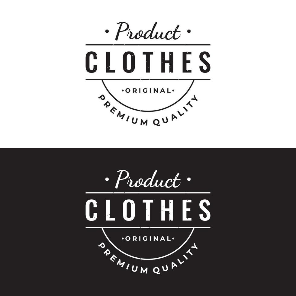 Retro hipster typography Elements Template for clothes shop, cafe, beer