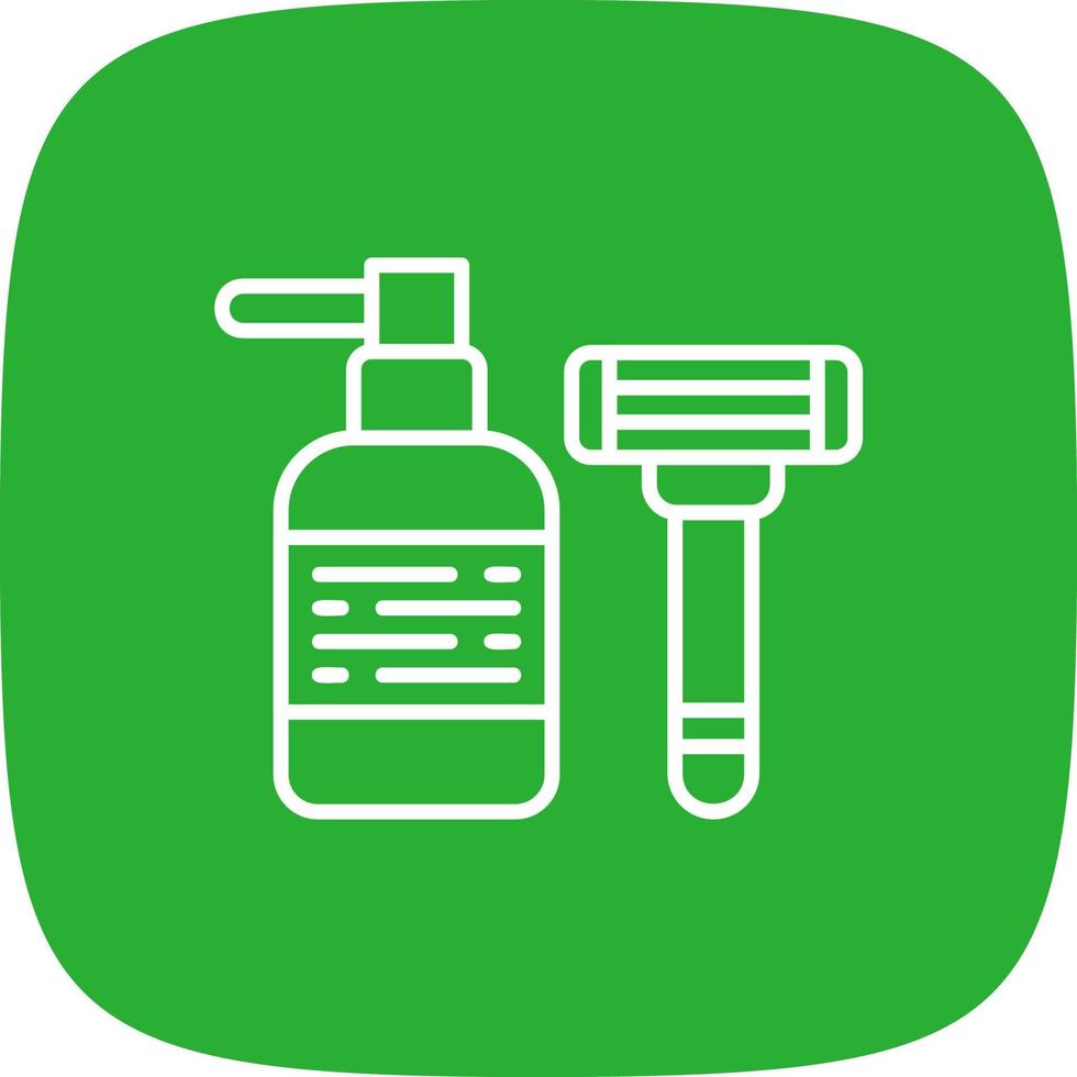 Shaving Creative Icon Design vector