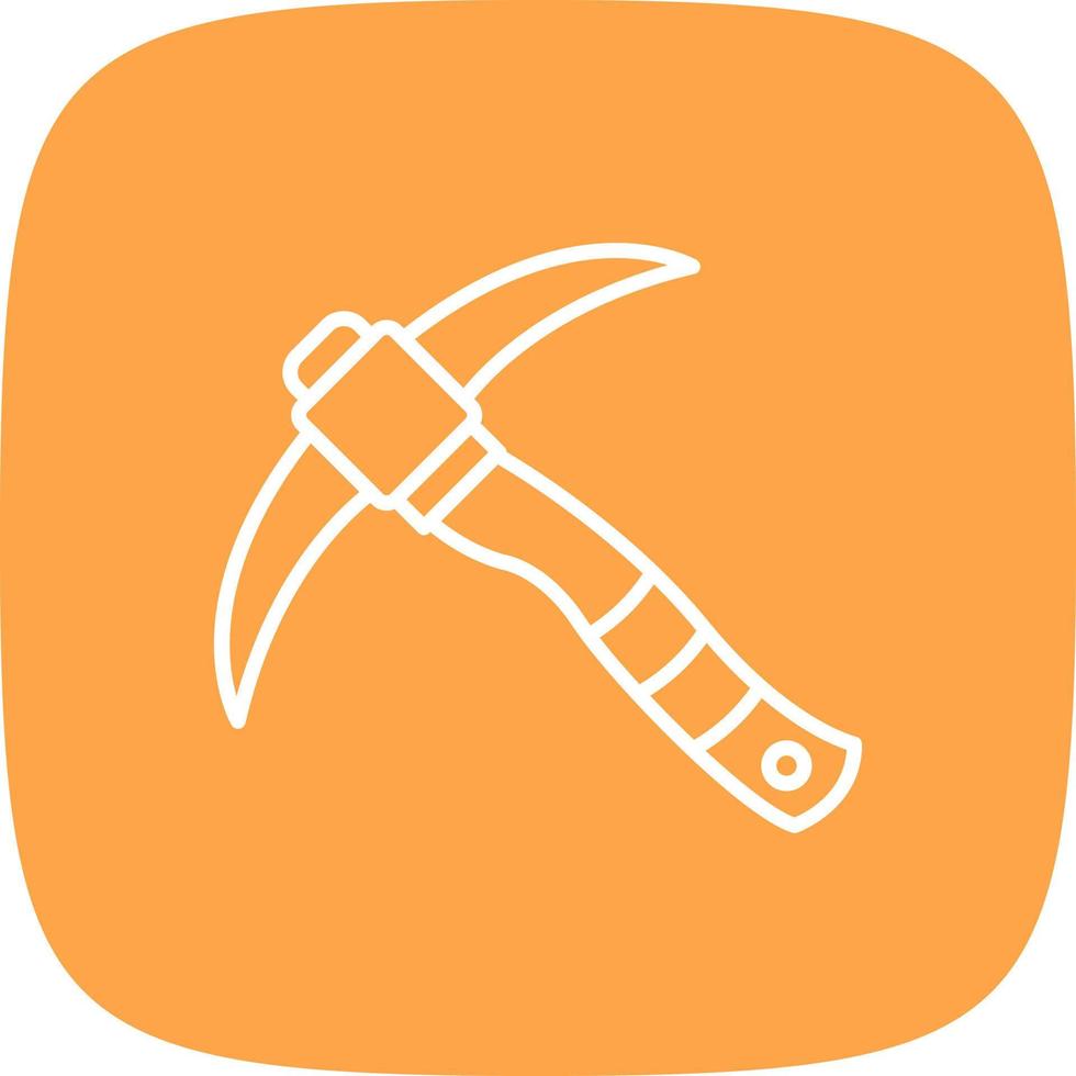 Pickaxe Creative Icon Design vector