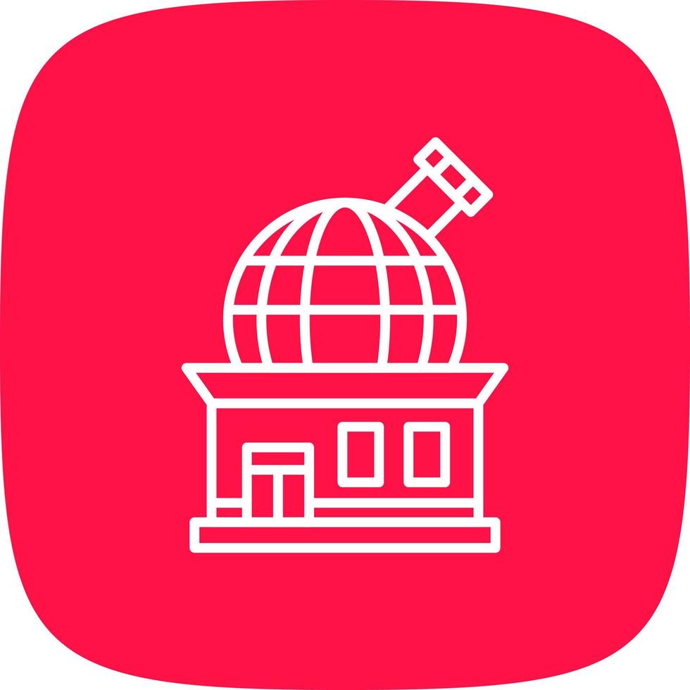 Observatory Creative Icon Design vector