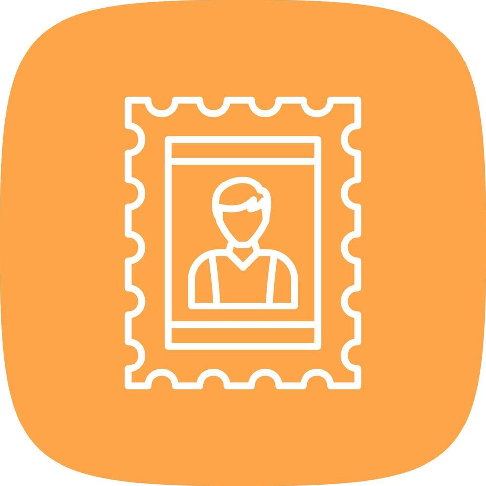 Stamp picture Creative Icon Design vector