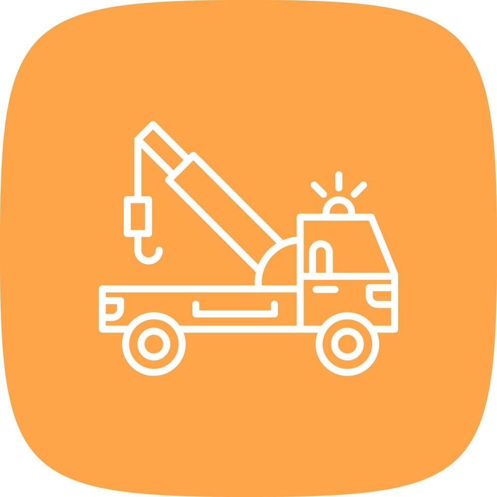 Tow Truck Creative Icon Design vector