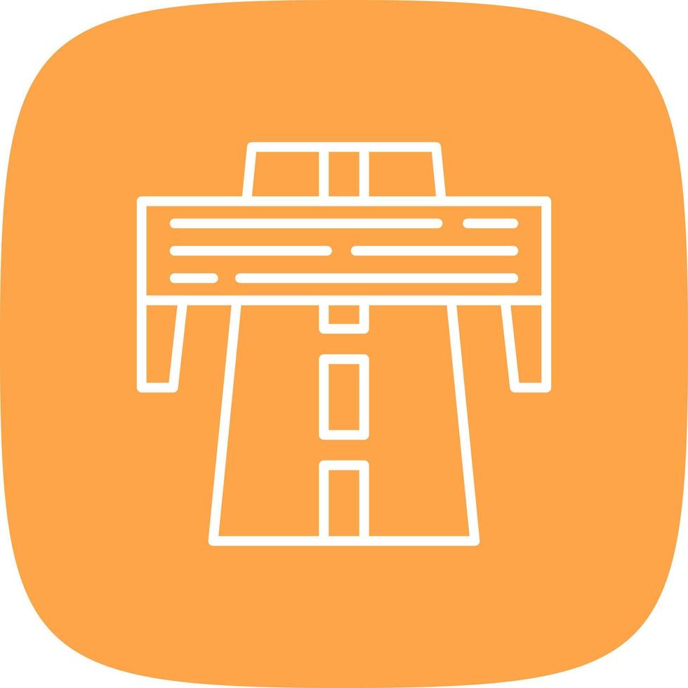 Motorway Creative Icon Design vector