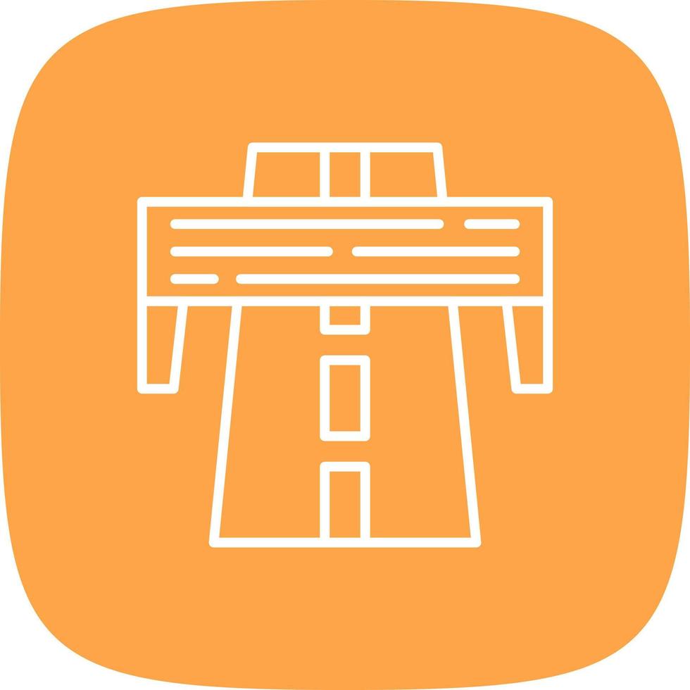 diseño de icono creativo de autopista vector