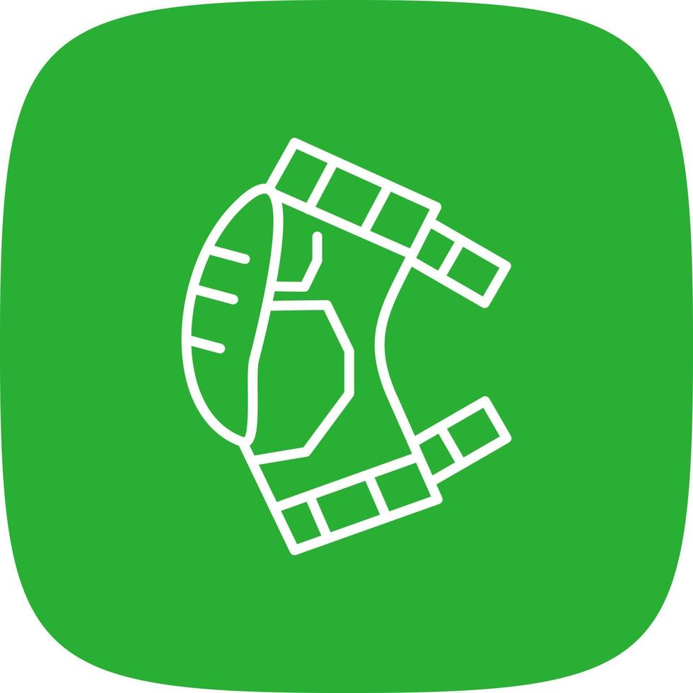 Kneepad Creative Icon Design vector