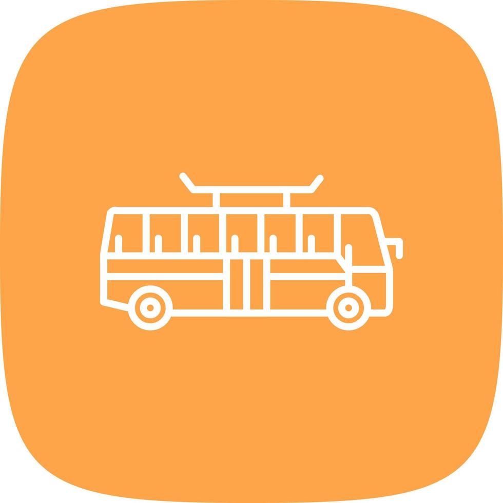 diseño de icono creativo de autobús vector