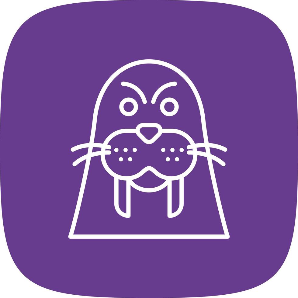 Walrus Creative Icon Design vector
