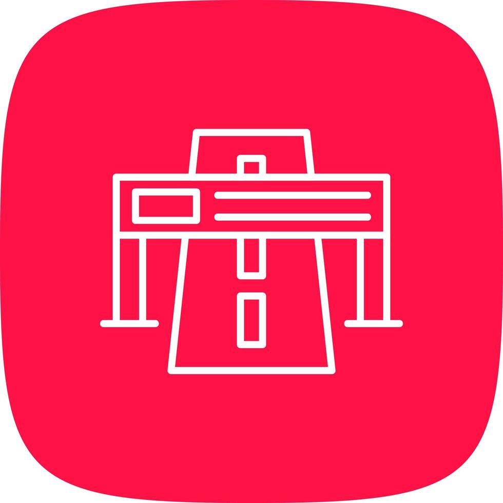 Motorway Creative Icon Design vector