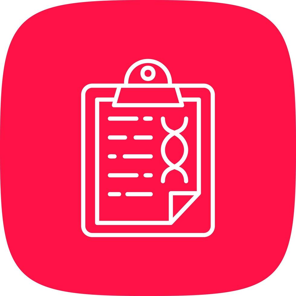 Dna Test Creative Icon Design vector