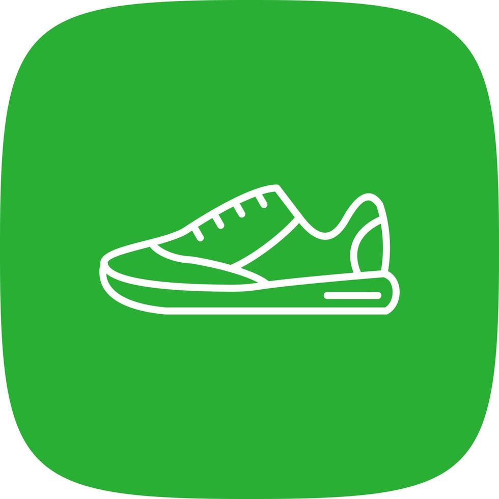 diseño de icono creativo de zapatillas vector