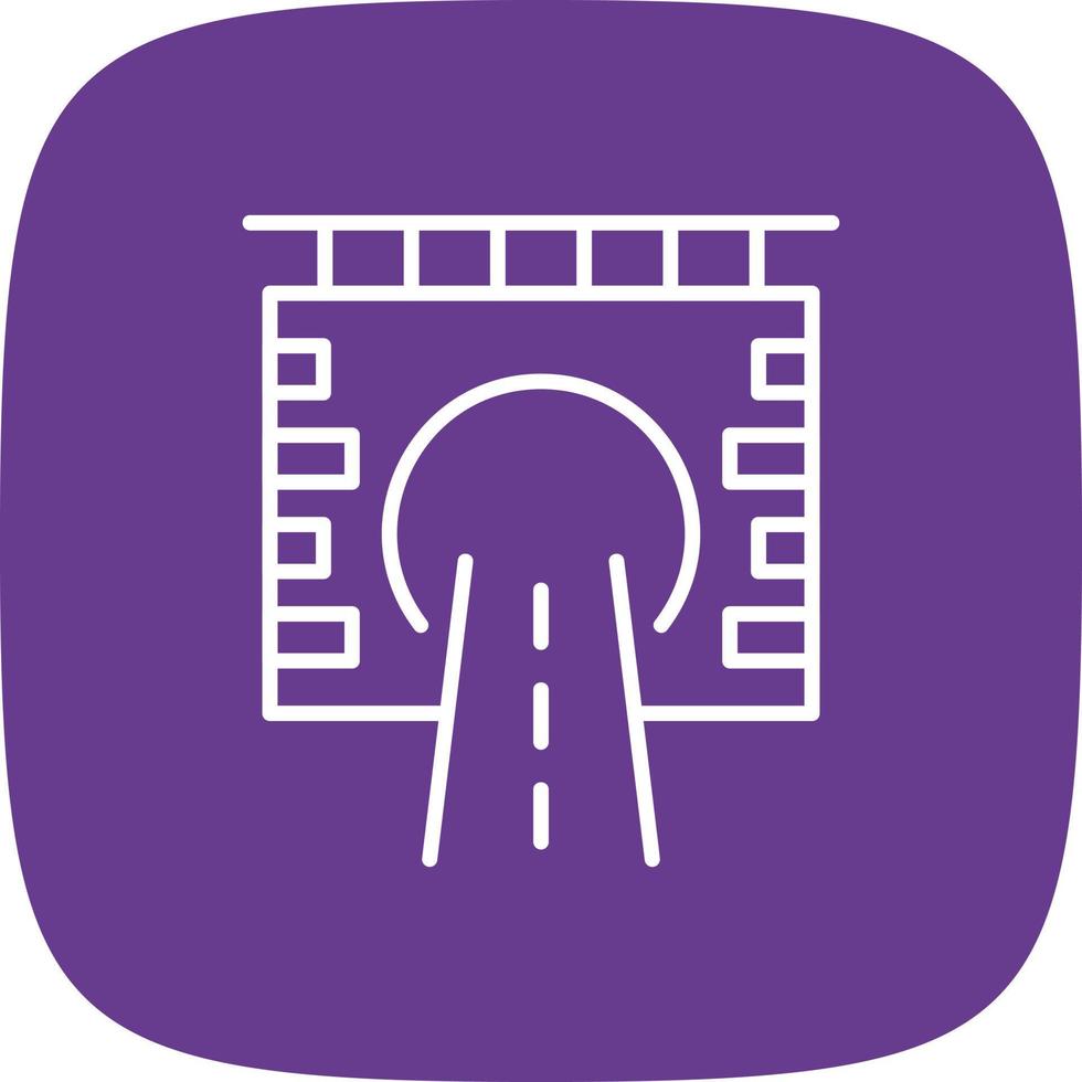 Tunnel Creative Icon Design vector