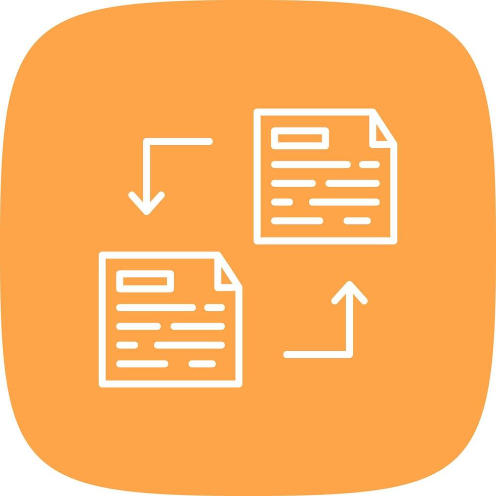 File Transfer Creative Icon Design vector