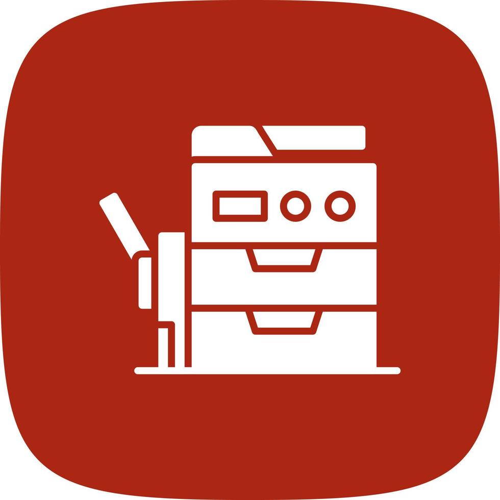 Copy Machine Creative Icon Design vector