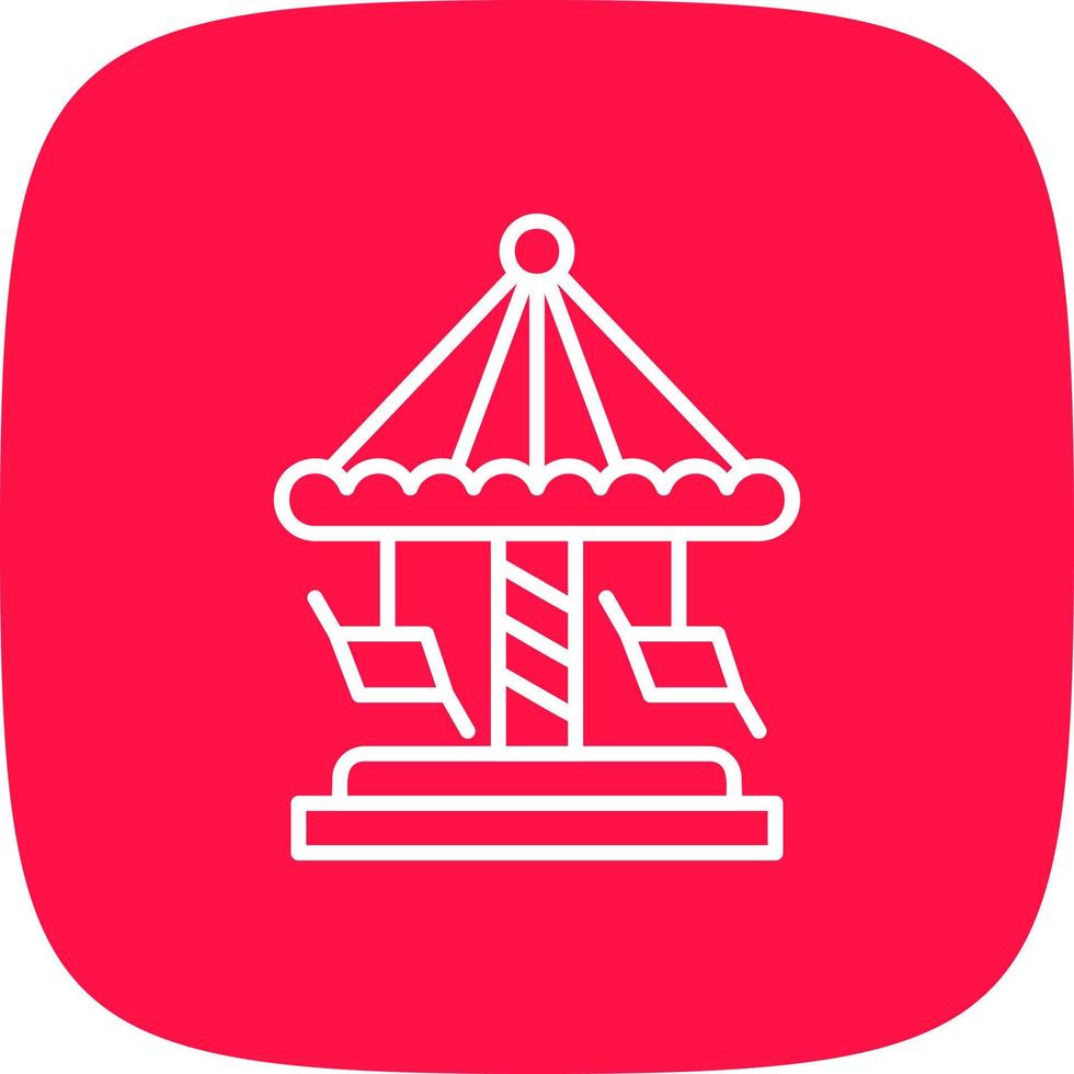 Merry Go Round Creative Icon Design vector