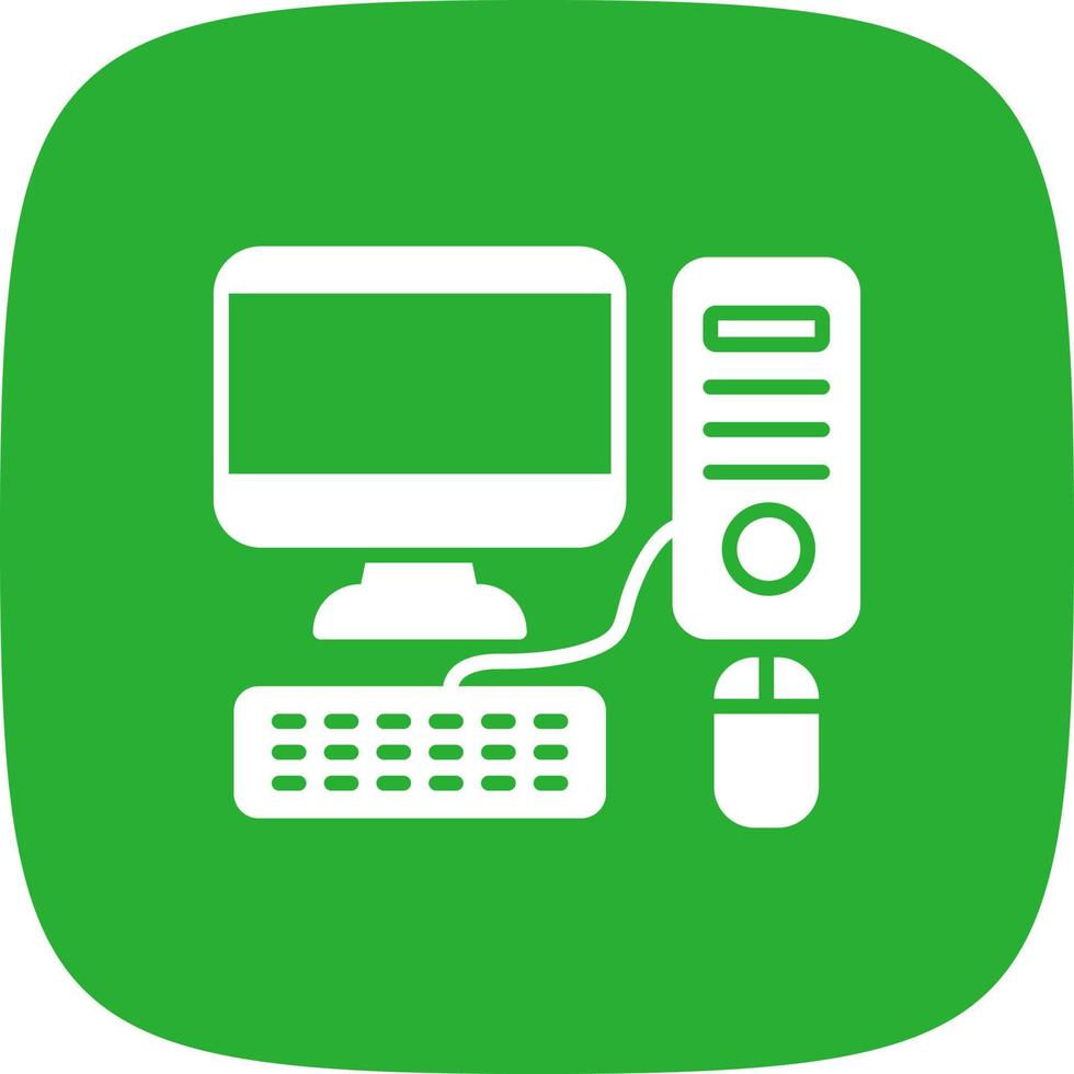 Computer Creative Icon Design vector