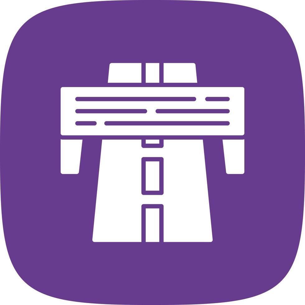 Motorway Creative Icon Design vector