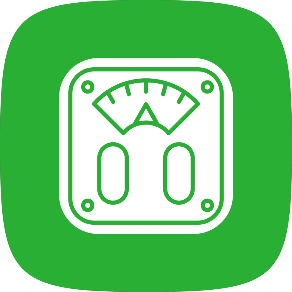 Body Scale Creative Icon Design vector