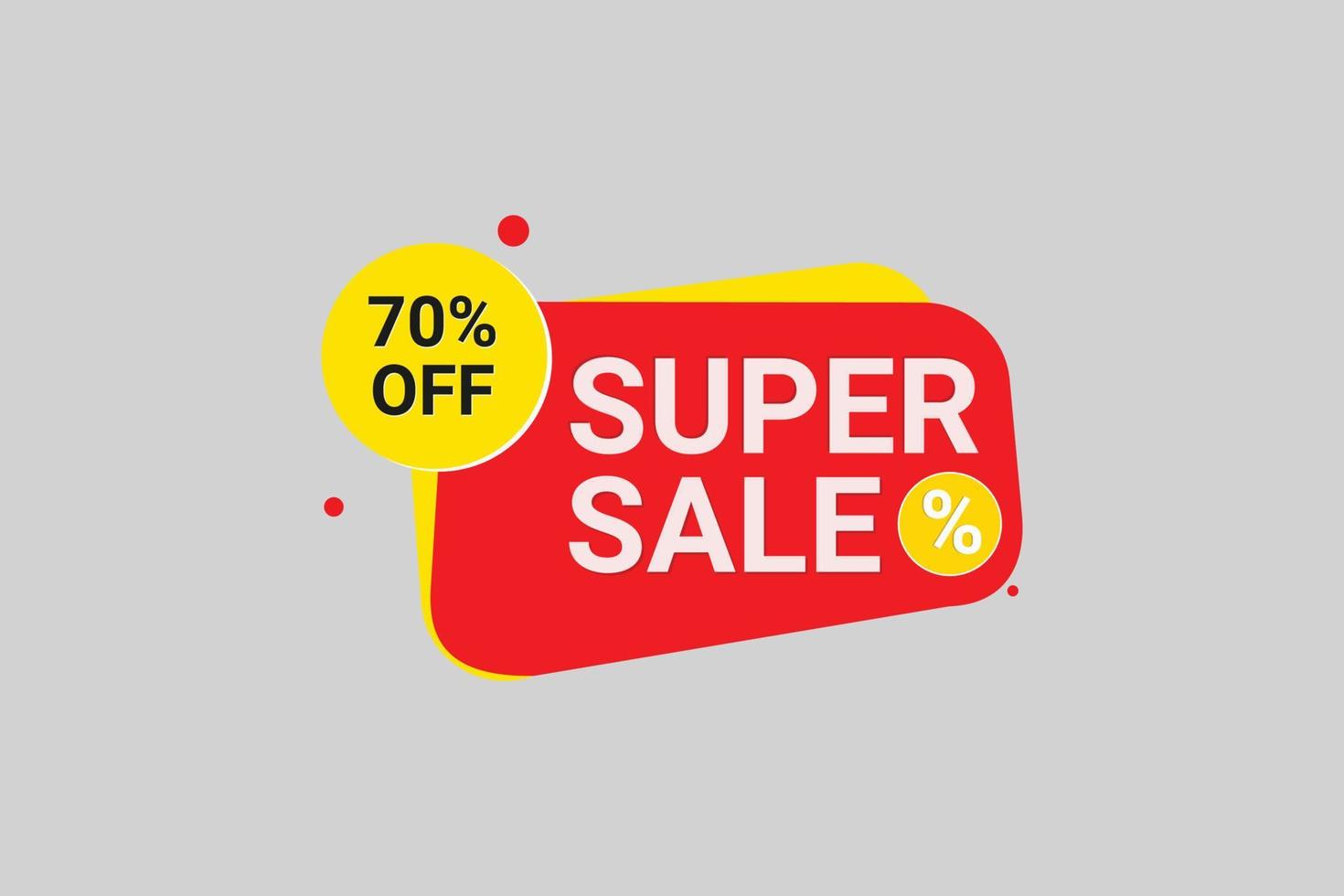 Super sale banner design for vector illustration