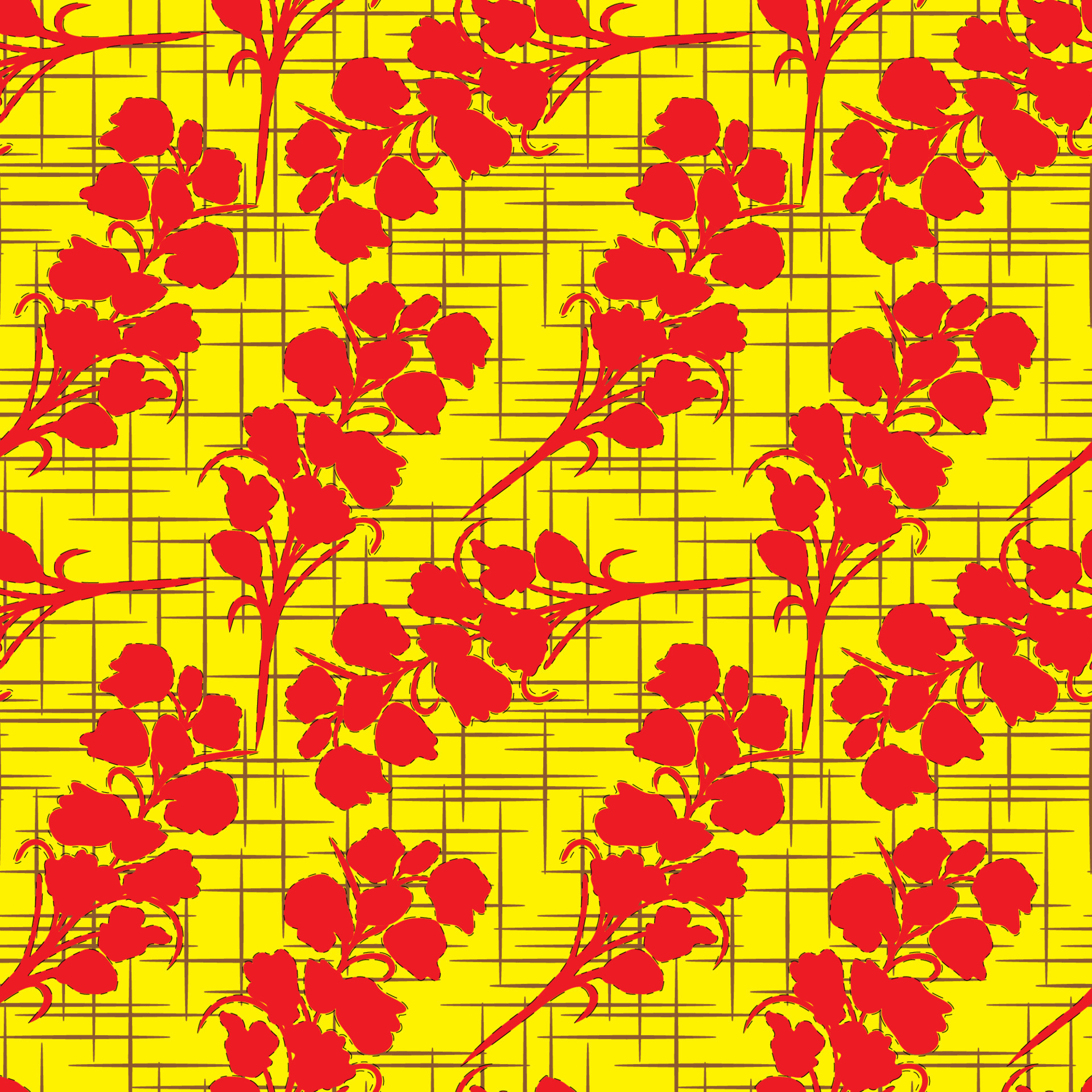 Vector seamless hand drawn pattern for textile or book covers