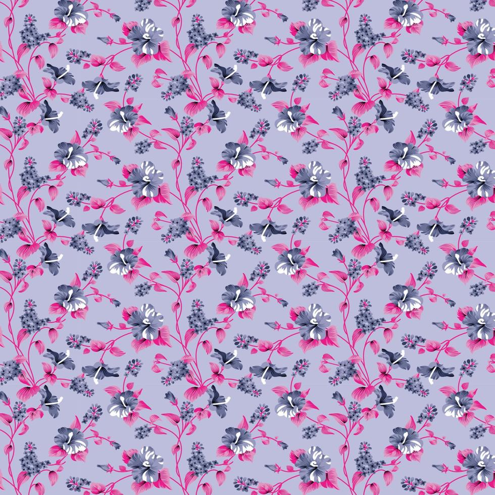 Seamless vector pattern for design and fashion prints. Flowers pattern with small  flowers on light color background. pattern design and ready for print