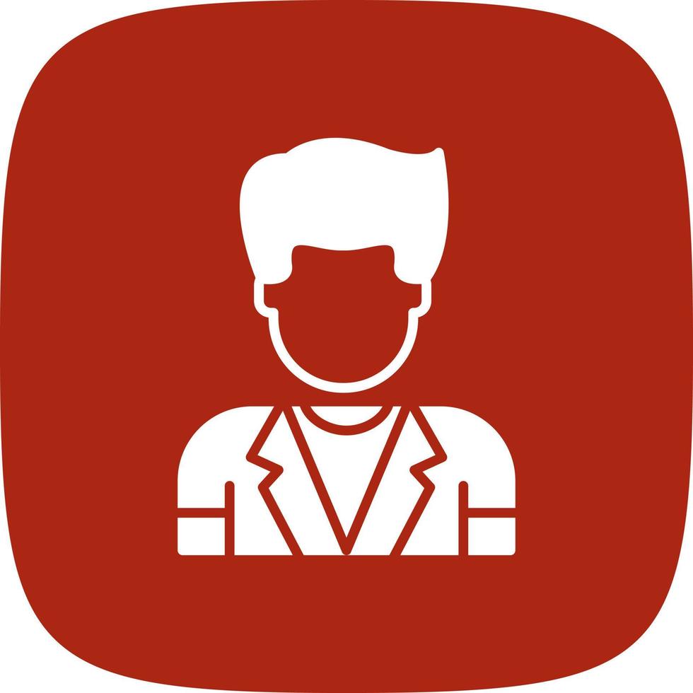 Man Creative Icon Design vector