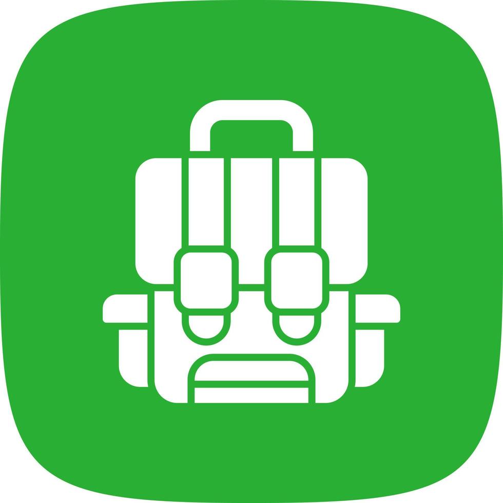 Backpack Creative Icon Design vector