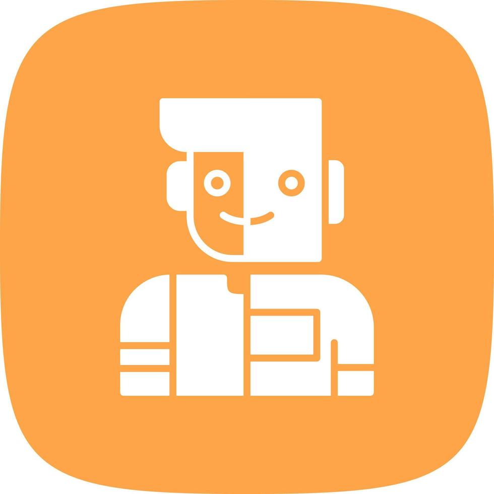Humanoid Creative Icon Design vector