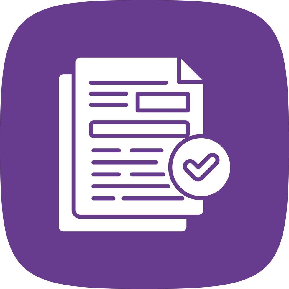 Acceptance Creative Icon Design vector