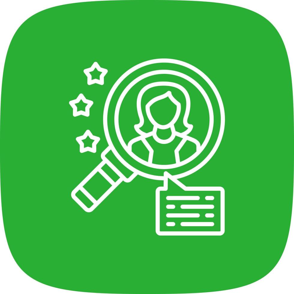 Talent Search Creative Icon Design vector