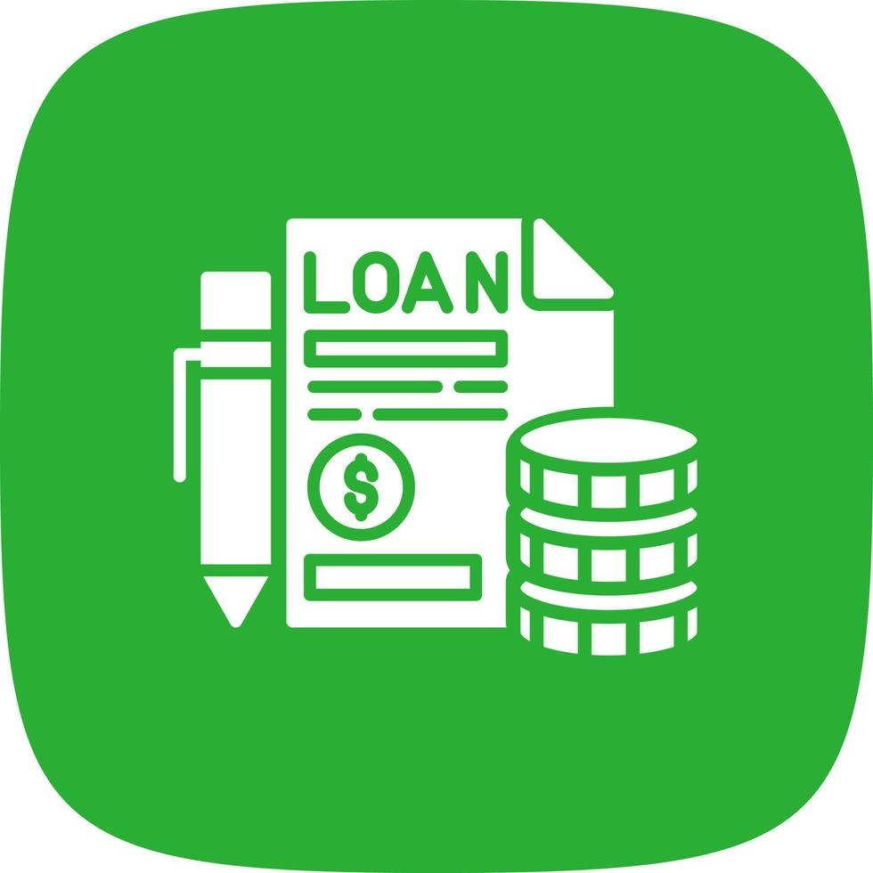 Loan Creative Icon Design vector