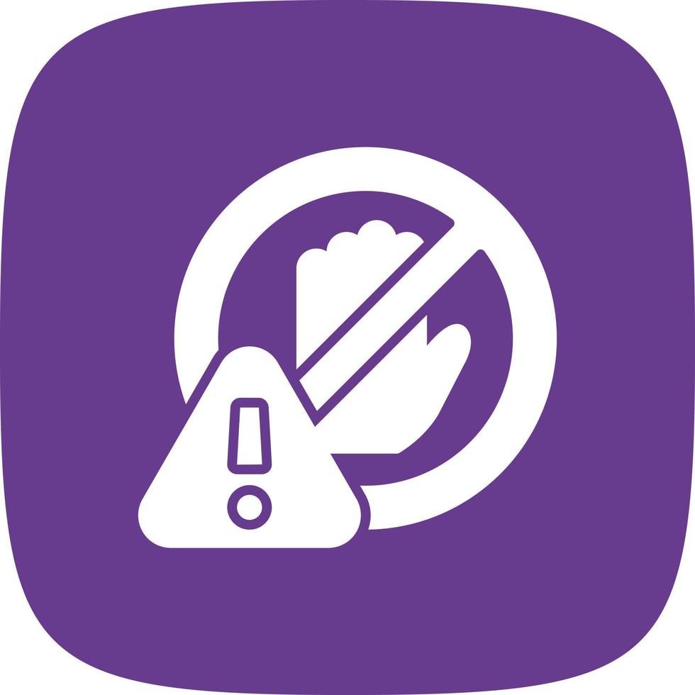 Restriction Creative Icon Design vector
