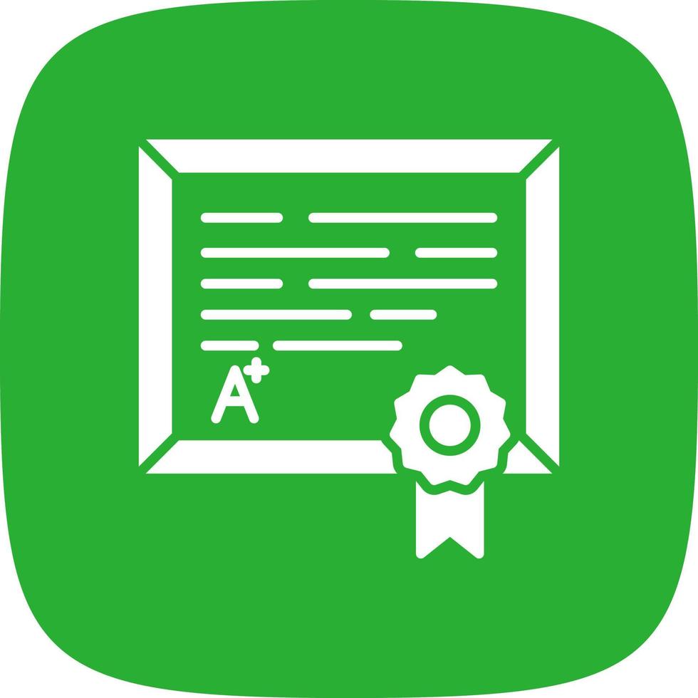 Diploma Creative Icon Design vector