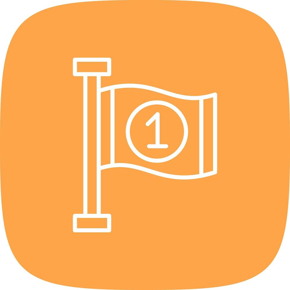 Flag Creative Icon Design vector