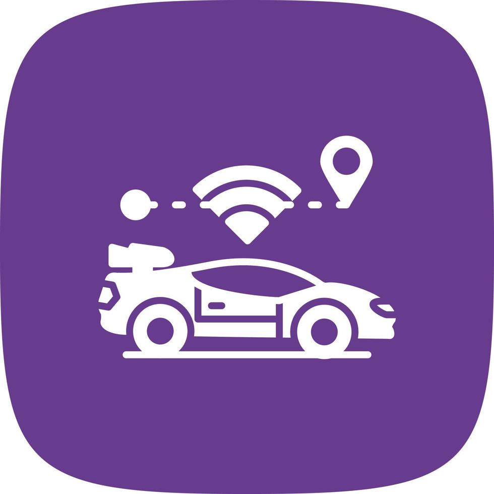 Self Driving Creative Icon Design vector
