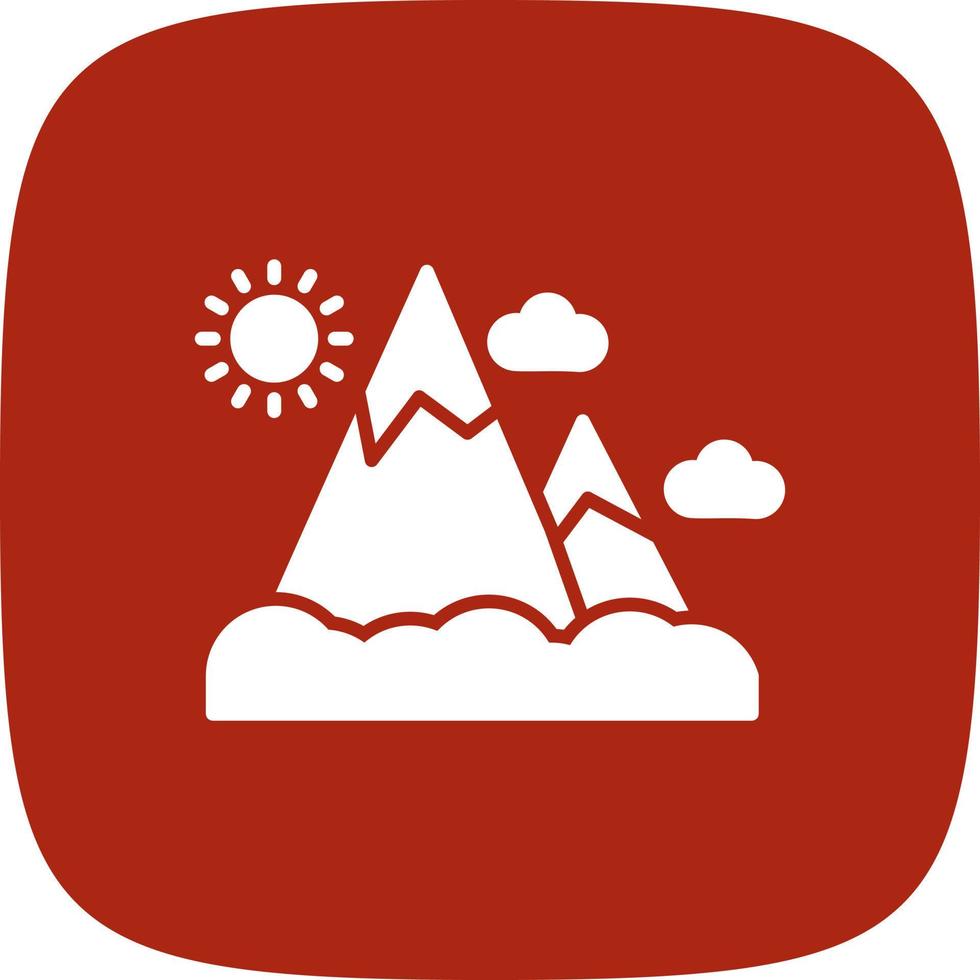 Mountain Creative Icon Design vector