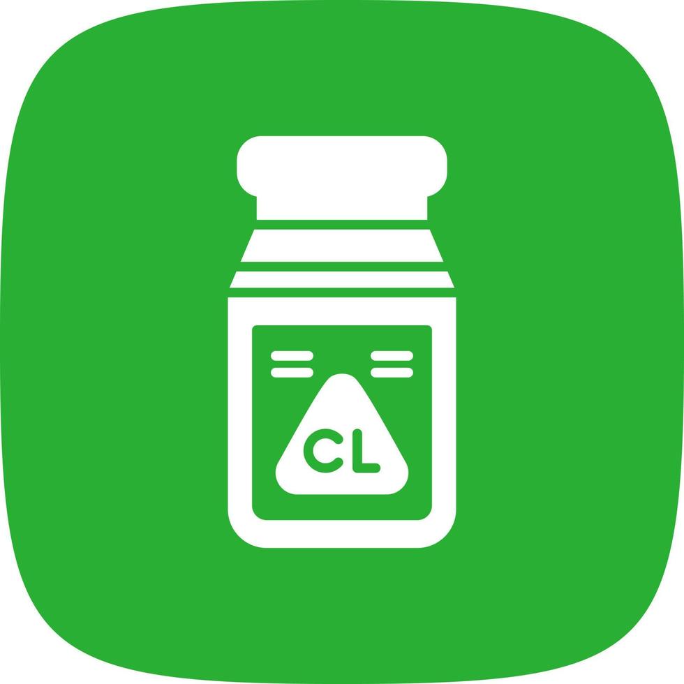 Chlorine Creative Icon Design vector