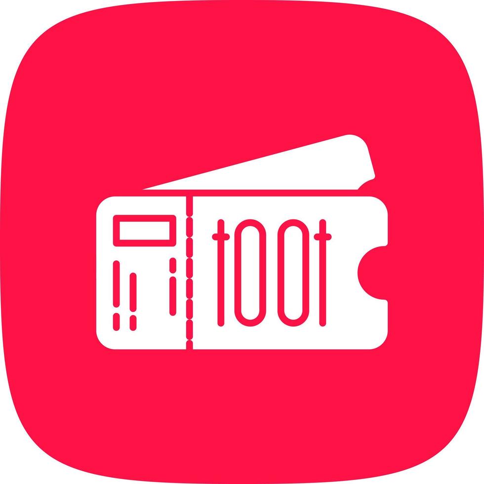 Ticket Creative Icon Design vector